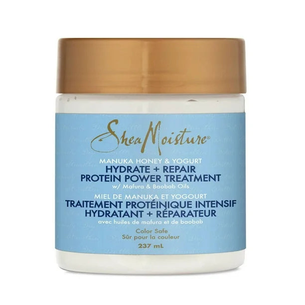 Shea Moisture Manuka Honey & Yogurt Hydrate + Repair Protein Power Hair Treatment 8oz